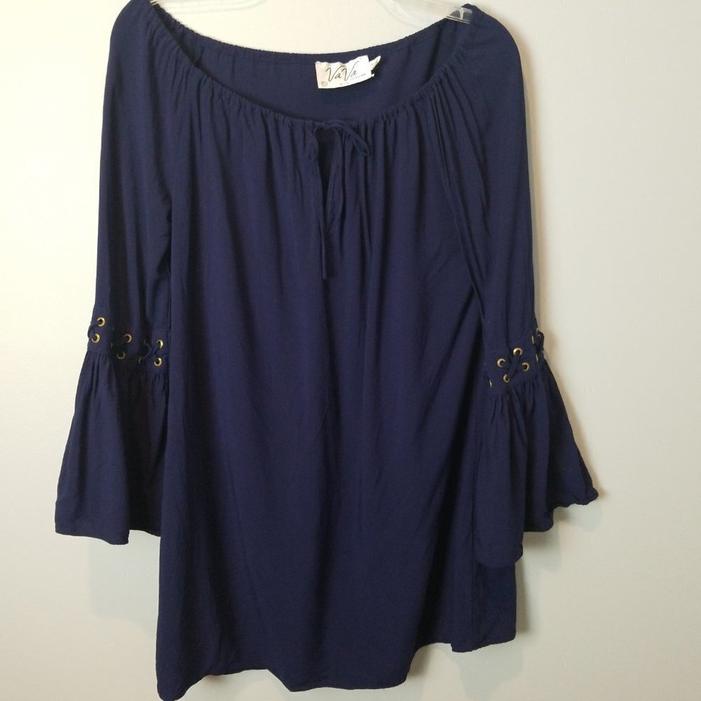 VA VA mini dress Bell Sleeves Small